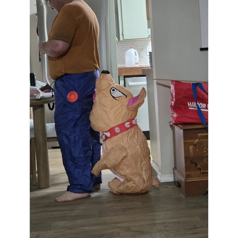 Puff Me Up Bit By A Dog Inflatable Adult Costume 60-67